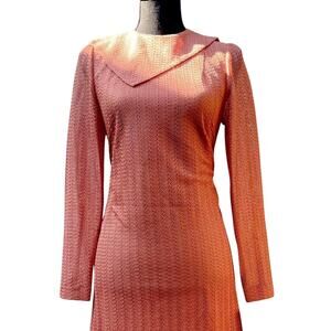 Vintage francis Lace Dress Sailor Collar Size S/M